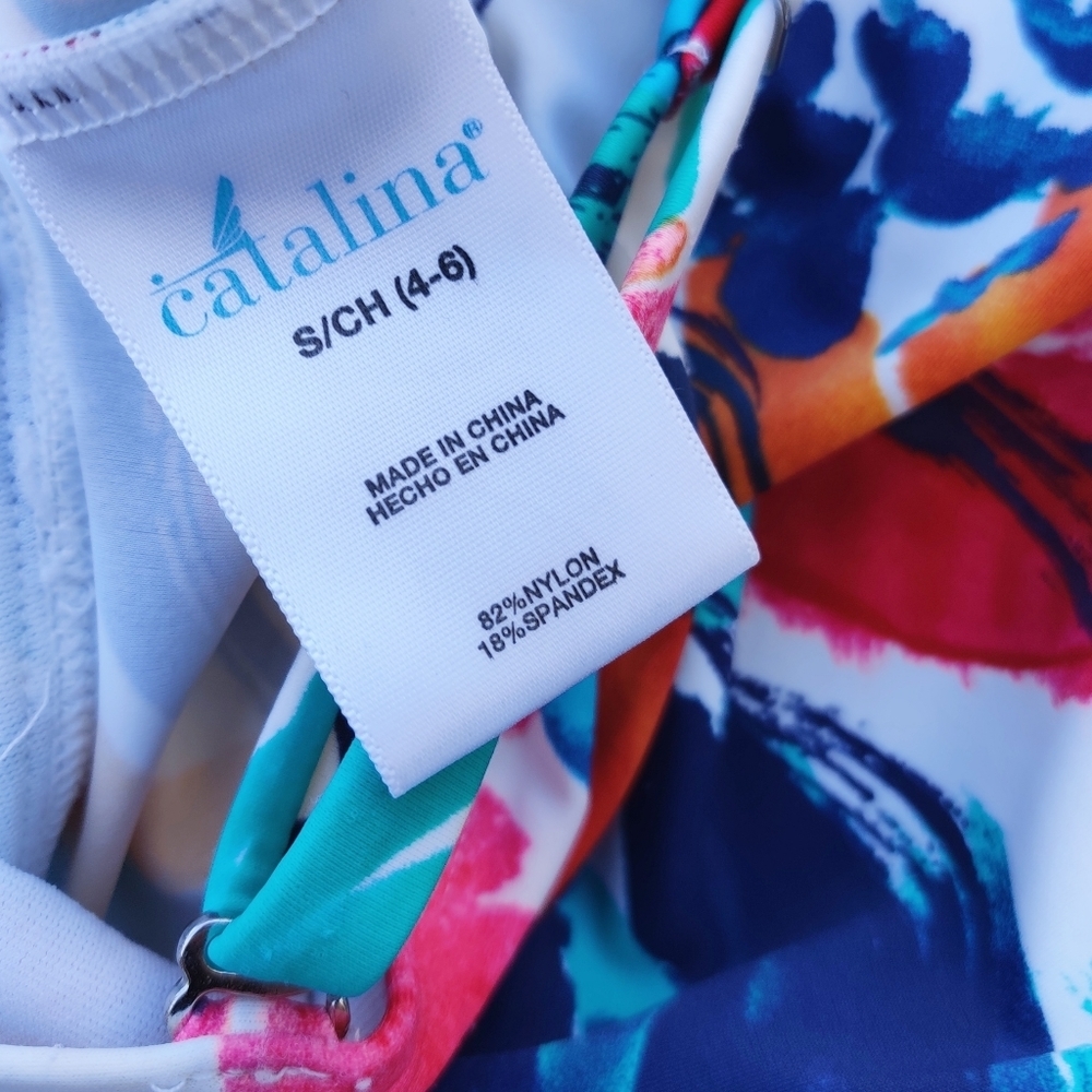 Catalina Ruffled Convertible Tankini Small - Picture 5 of 7